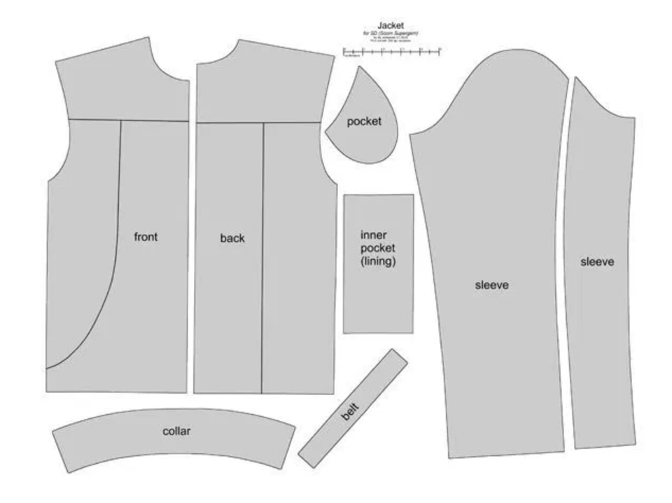 Desain Kaos & Motif - POLA BAJU / PATRON BAJU / GARMENT PATTERN - 10