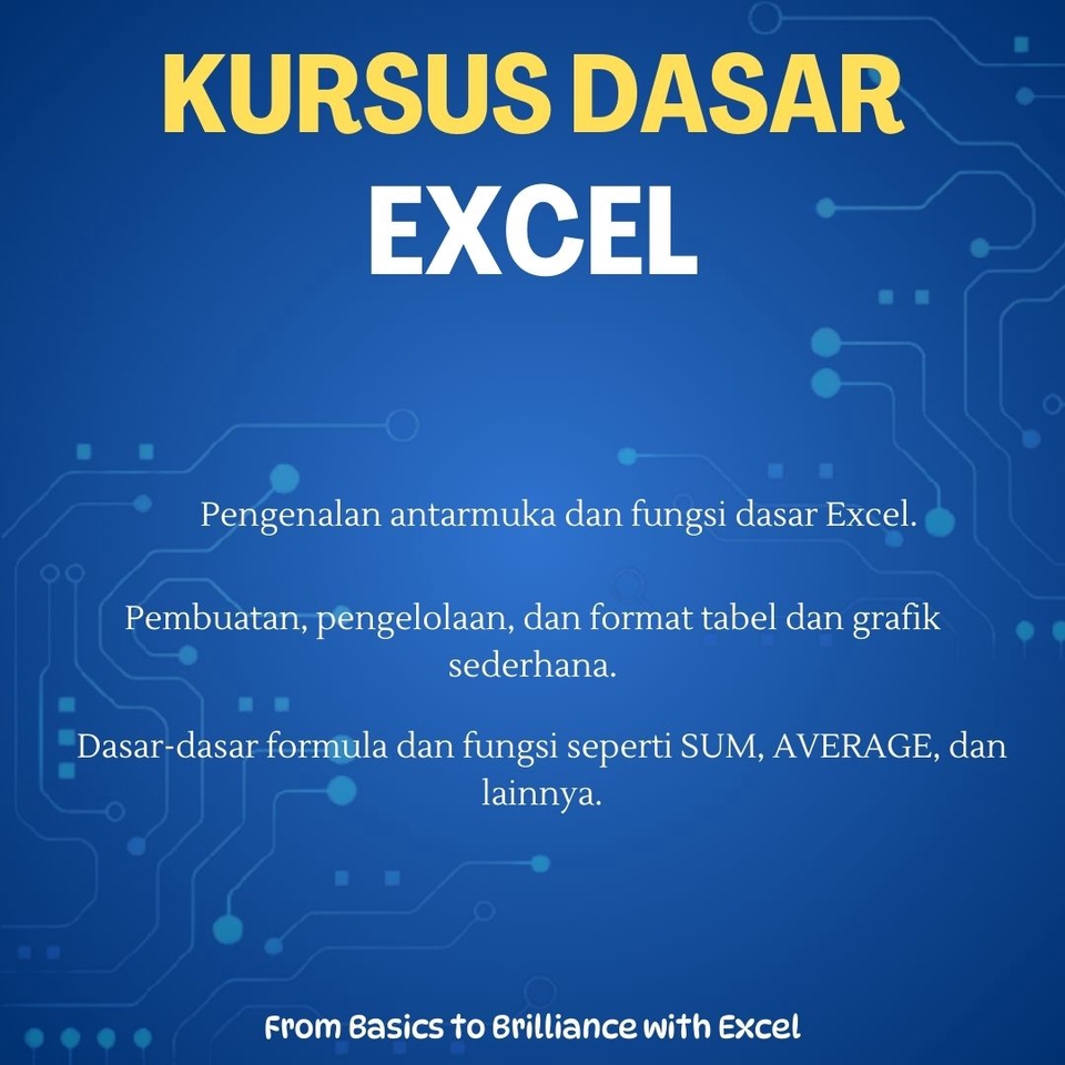 Kursus Dasar Excel online, belajar microsoft excel online, belajar excel, belajar online, kursus online excel, pelatihan excel online, kursus online, kursus komputer online.