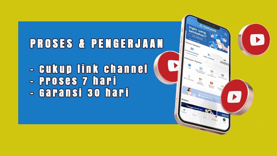 Jasa Tambah Followers dan Likes Sosial Media Permanen - Tambah Subscribers YouTube Permanen