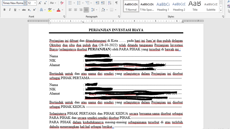 Hukum - Legal Drafting - 1