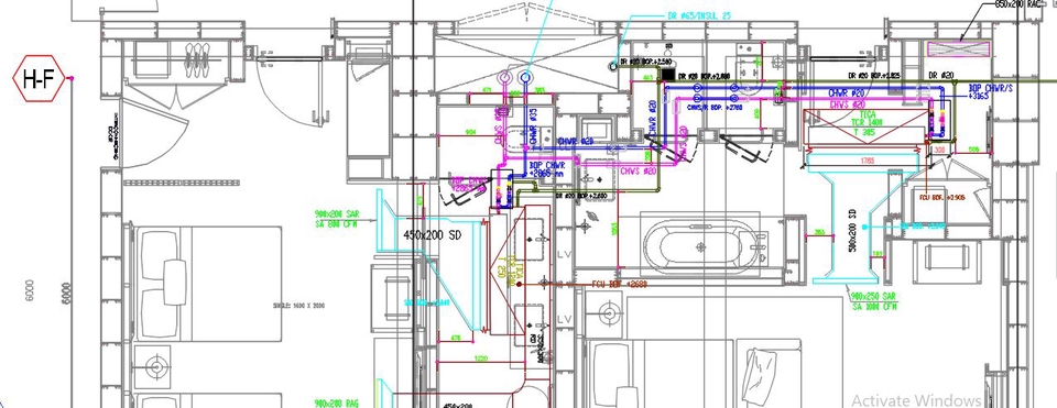 CAD Drawing - Jasa desain, shop drawing dan as built drawing mechanical, electrical & plumbing (MEP) - 7
