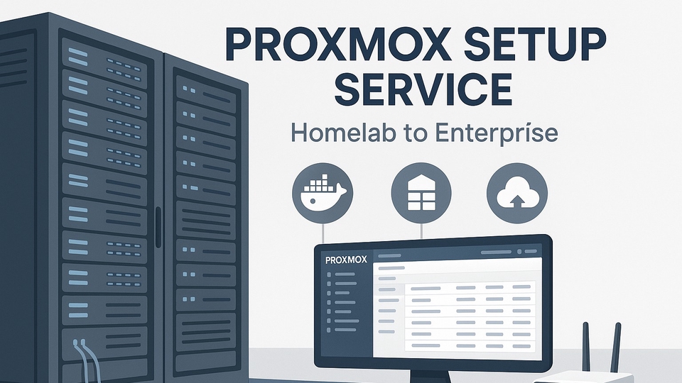 🖥️ Layanan Profesional Setup Proxmox – Homelab, VPS, dan Enterprise On-Premise
