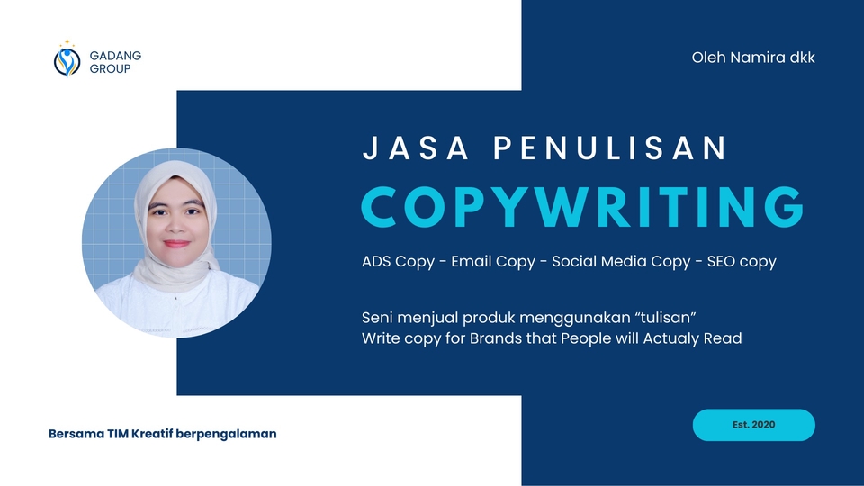 Jasa Copywriting untuk Landing Page dan Deskripsi Produk - COPYWRITING | PEMBUATAN CAPTION | EMAIL MARKETING | SCRIPT ADS