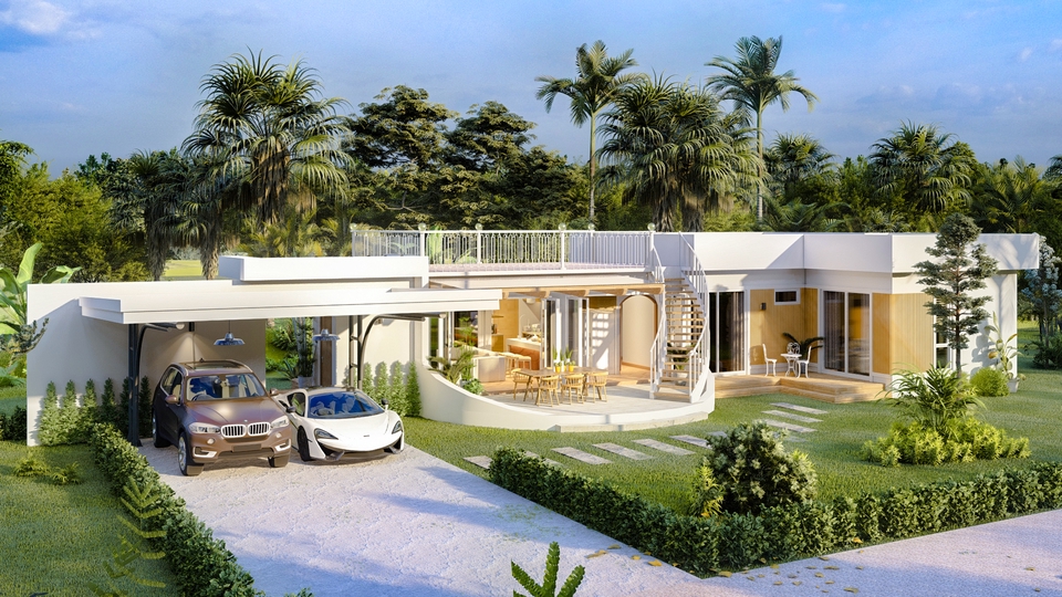 3D Perspective - รับทำภาพ 3มิติ ออกแบบตกแต่งภายใน ภายนอก ด้วยโปรแกรม Sketch up Enscape - 17