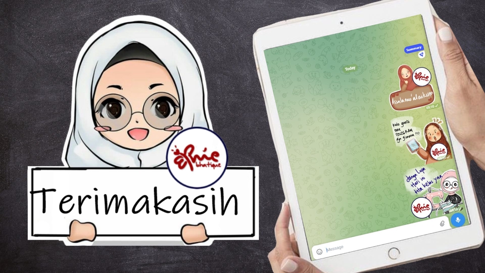 Stiker LINE - BRANDING STICKER UNTUK whatsapp, telegram,instagram,line - 7