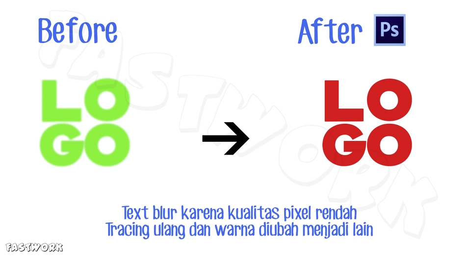 Edit Gambar & Photoshop - TRACING GAMBAR DARI KAOS,LOGO,TULISAN KE ILUSTRASI VECTOR DENGAN PHOTOSHOP - 4