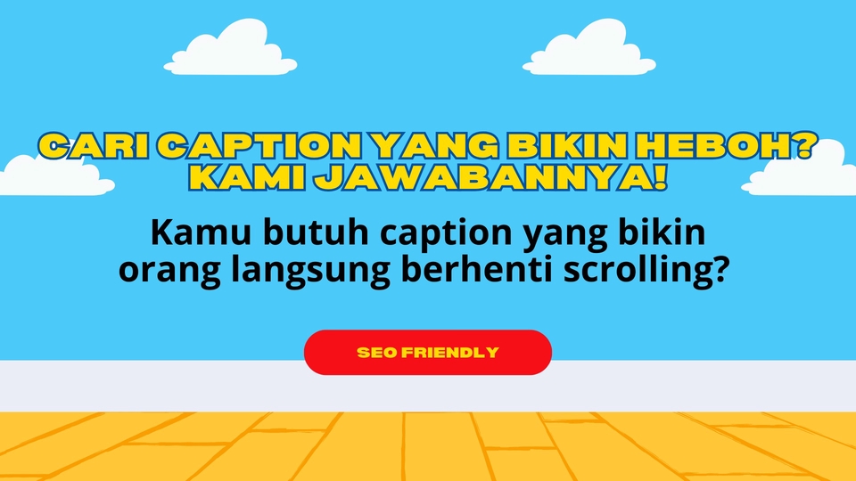 Jasa Penulisan & Pembuatan Caption Instagram dan Sosial Media - Caption SEO dan CTA Friendly! MURAH
