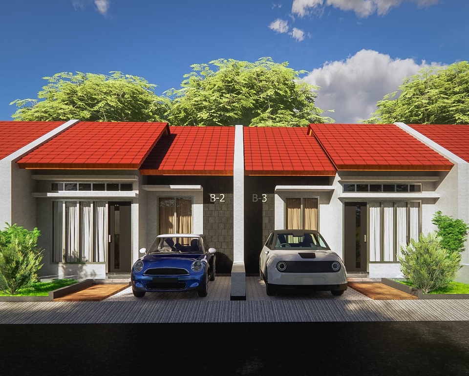 3D & Perspektif - Jasa Desain Rumah 3D Modeling Rendering - 3