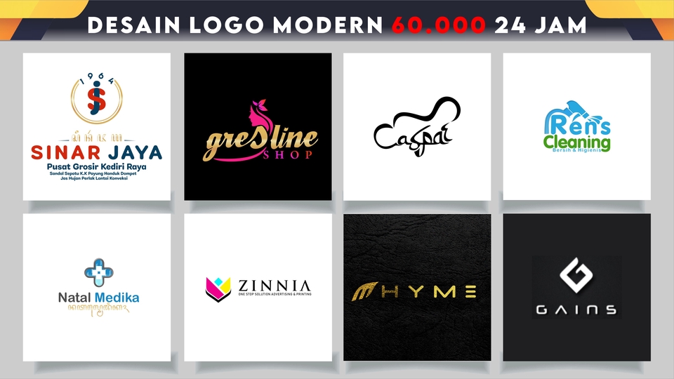 Logo - Logo premium PT,CV,OlShop, Fashion, UKM, RESTO, Start up(Unlimited Revision) - 1