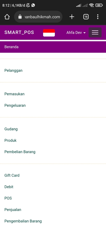 Web Development - Aplikasi POS, minimarket berbasis website - 8