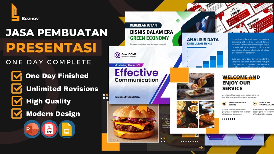 JASA DESAIN PRESENTASI 24 JAM JADI 