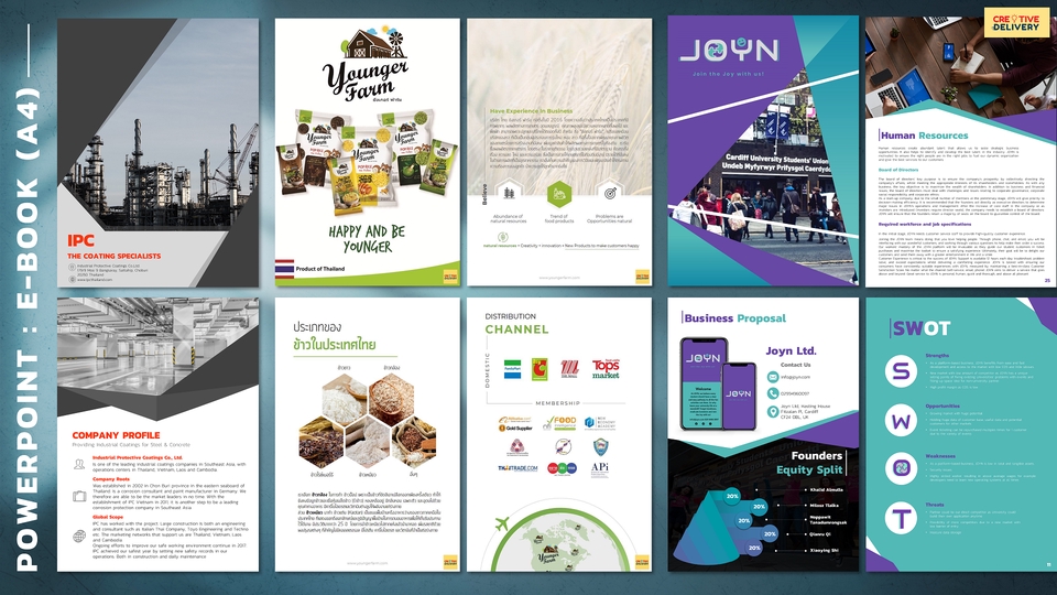 Presentation - ออกแบบ Pitch ,Company Profile, Animation, Infographic และ Presentaion ทุกรูปแบบ - 19