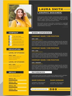 Contoh desain portofolio dan resume menarik untuk pelamar kerja, jasa pembuatan cv profesional, desain cv kreatif, template cv unik, contoh resume untuk melamar kerja.