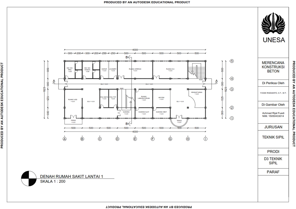 CAD Drawing - Gambar Kerja Proyek Bangunan - 2