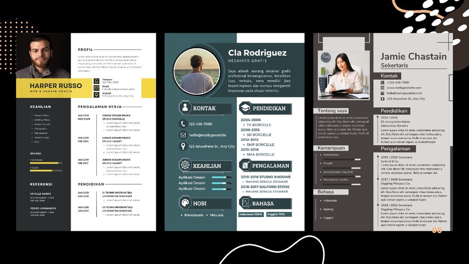 Portfolio & Resume - Spesialis Resume Profesional - 3