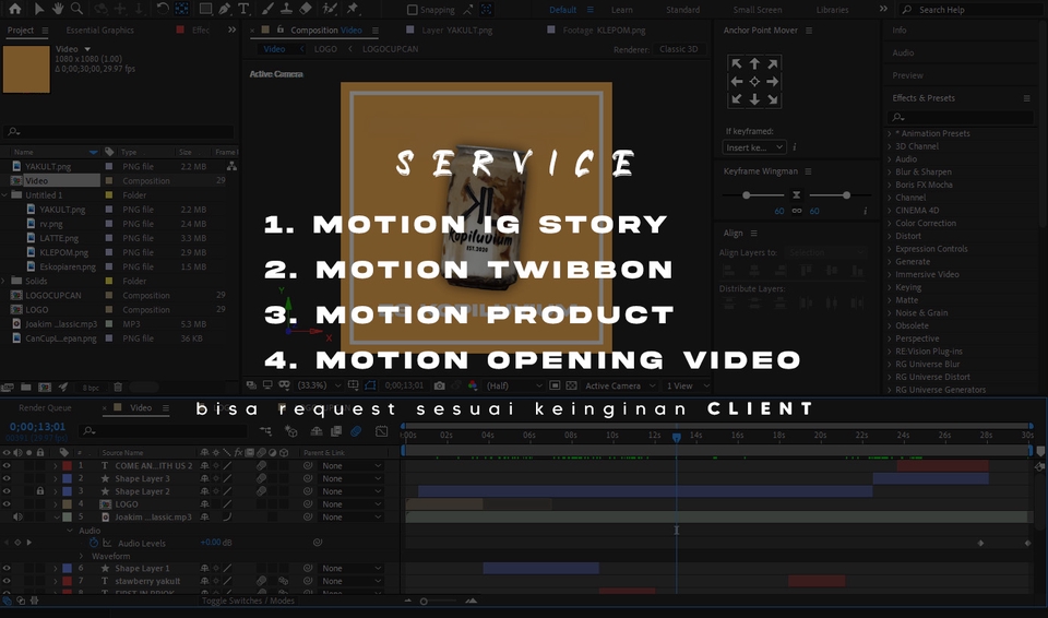 Motion Graphics - PEMBUATA MOTION GRAPHIC CEPAT dan MENARIK Jadi Dalam WAKTU yang SINGKAT! - 2