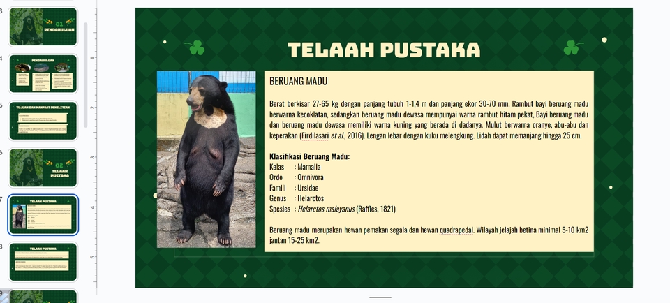 Jasa pembuatan presentasi powerpoint untuk mahasiswa dengan desain slide presentasi yang menarik.