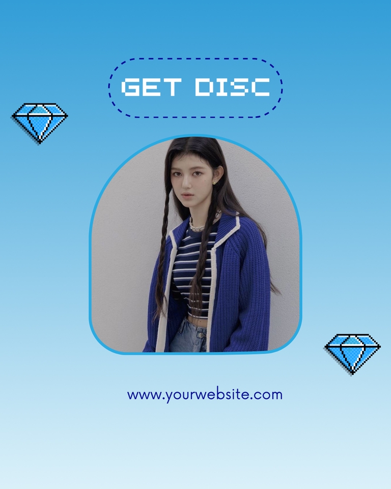 Banner Online - .Template Instagram Y2K Denim Aesthetic – 24 Post Siap Edit (Canva) - 19