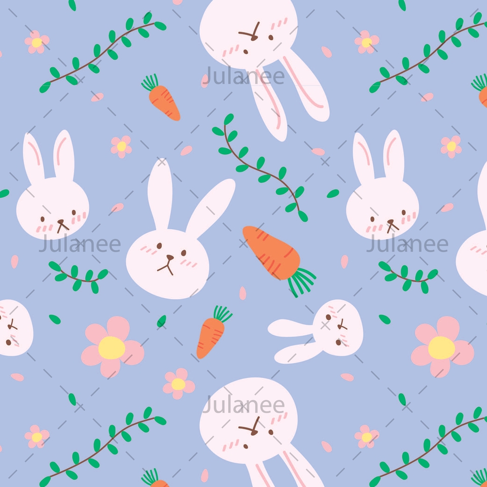 ออกแบบลายผ้า - รับออกแบบลายผ้า Pattern/Repeat สไตล์ Flat - 23