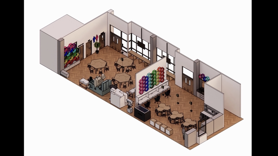 รับออกแบบตกแต่งภายใน ร้านอาหาร พื้นที่เปิดโล่ง  ออกแบบตกแต่งร้าน ออกแบบร้านอาหาร  ออกแบบร้านกาแฟ