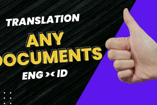Jasa Penerjemah dan Translate Dokumen - Certified ENG > ID Translation