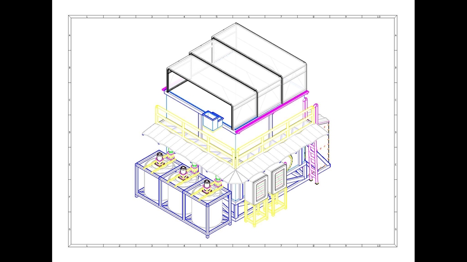 CAD Drawing - 3D Drawing DAF WWTP, 3 Hari Jadi - 1