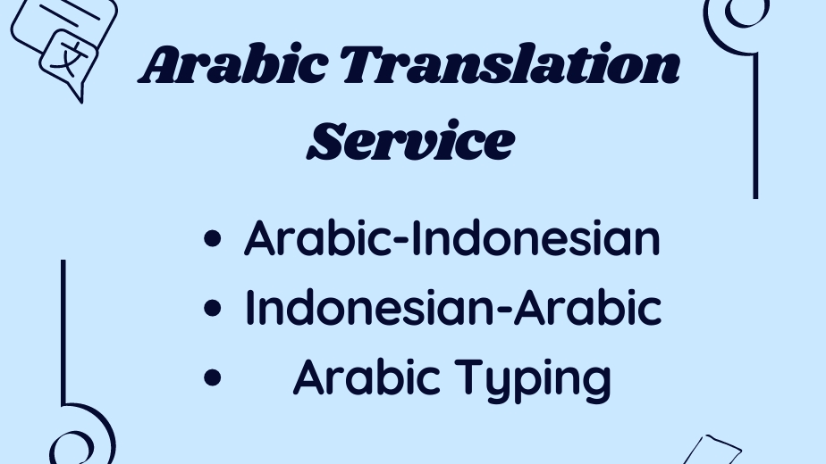 Penerjemahan - Jasa Penerjemahan Arab-Indonesia dan Pengetikan Arab - 1