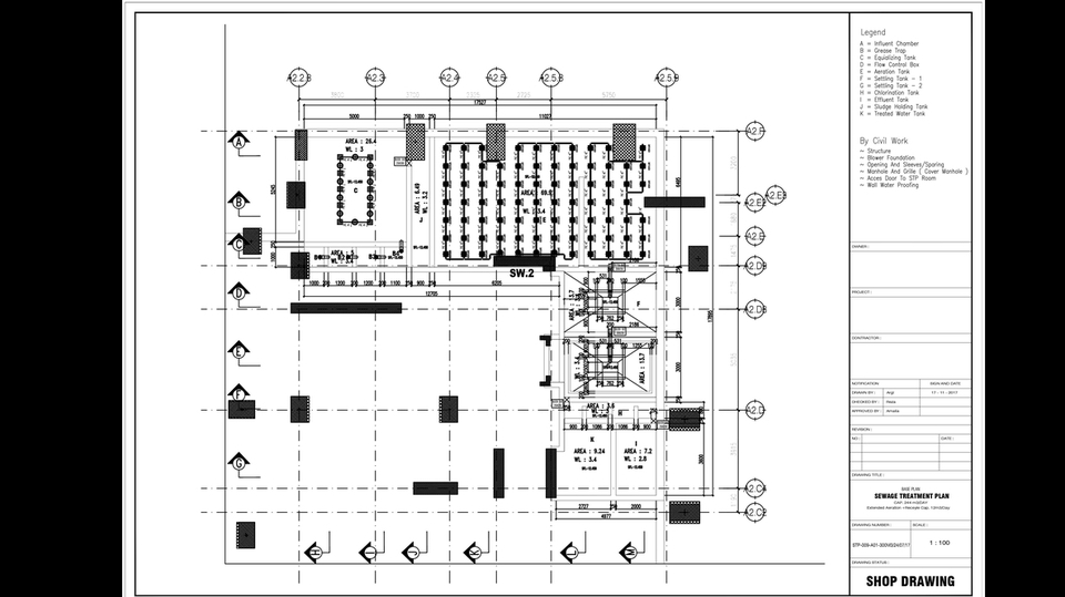 CAD Drawing - Gambar Arsitektural dan Mekanikal - 1