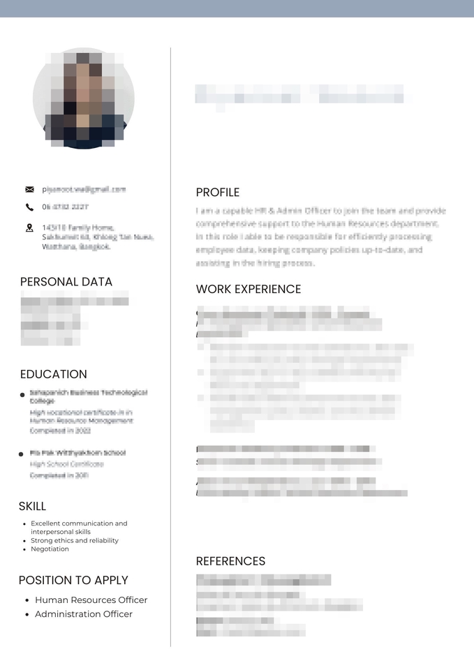 Portfolio & Resume - CV Resume - 4
