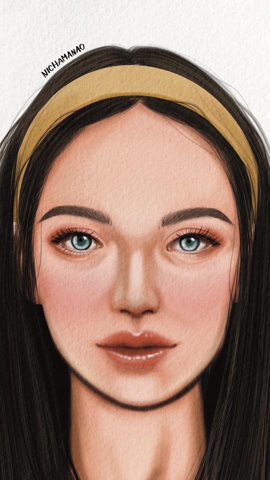 วาดภาพเหมือน Portrait - ภาพเหมือน (Digital Painting) /Semirealistic - 2