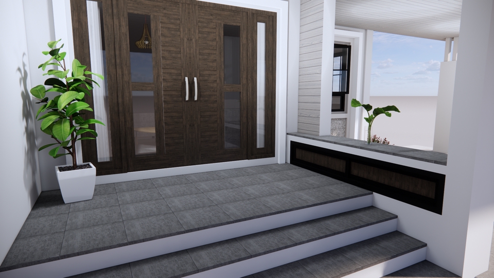 ออกแบบตกแต่งภายในและภายนอก - Ly-zen Architecture DESIGN PLAN / 3D / PERSPECTIVE / DRAWING - 12