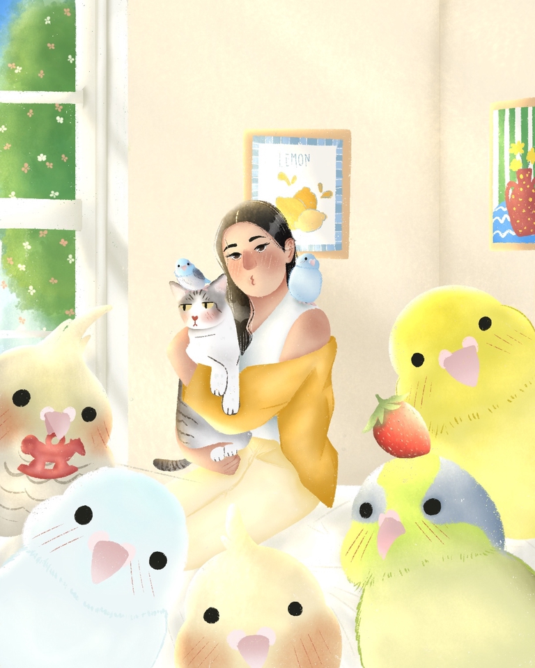 รับวาดรูปการ์ตูนน่ารัก สไตล์ญี่ปุ่น  วาดอนิเมะ  วาดรูปรับปริญญาการ์ตูน