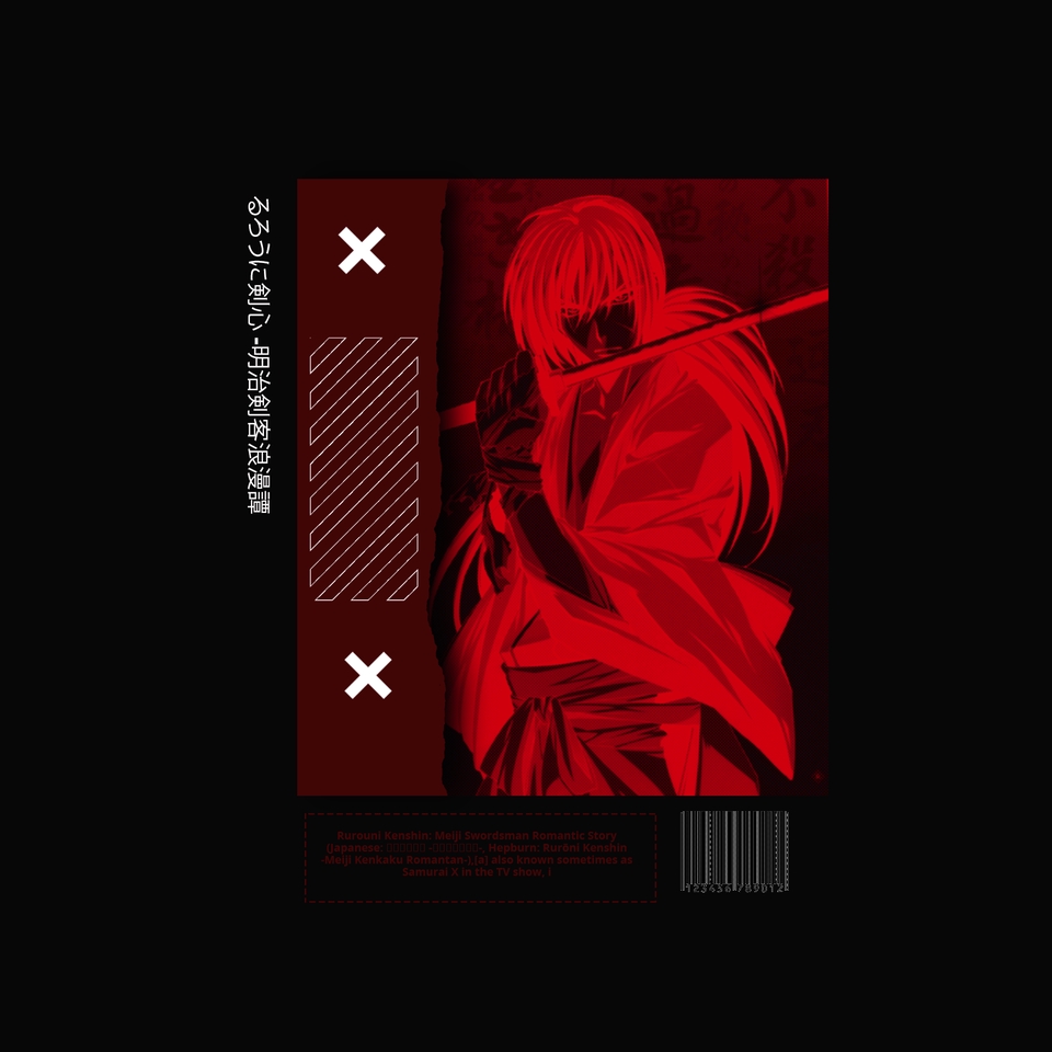 Desain Kaos & Motif - Desain kaos kartun anime streetwaer refisi unlimitid - 11