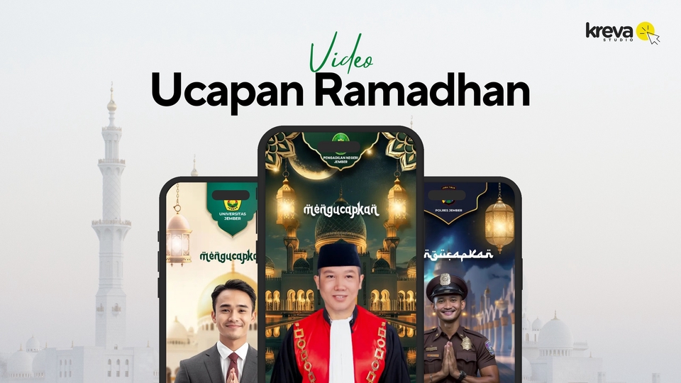 Jasa Buat Kartu Ucapan dan Video Ucapan - Desain Video Ucapan Ramadhan/Idul Fitri Corporate