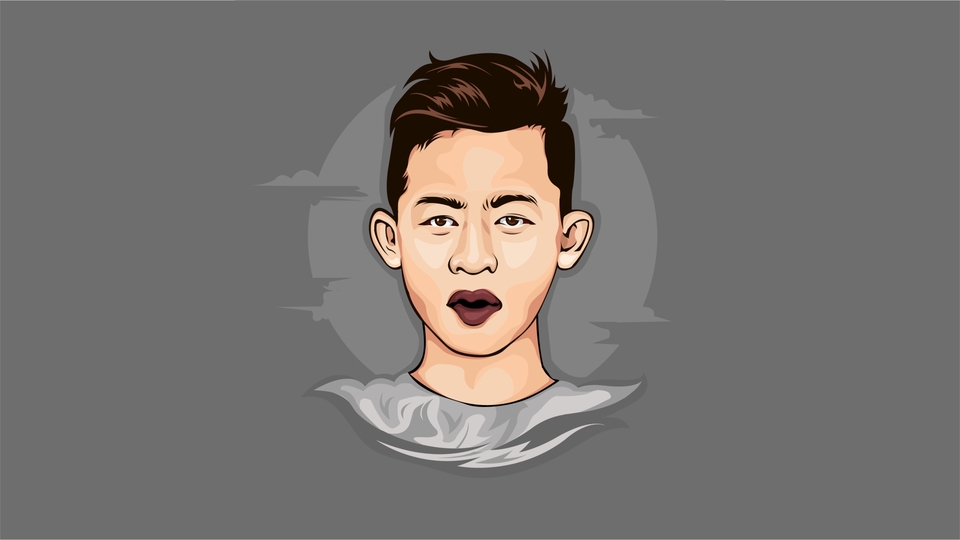 Gambar dan Ilustrasi - MEMBUAT ILLUSTRASI WAJAH POTRAIT MENJADI DIGITAL ART - 4