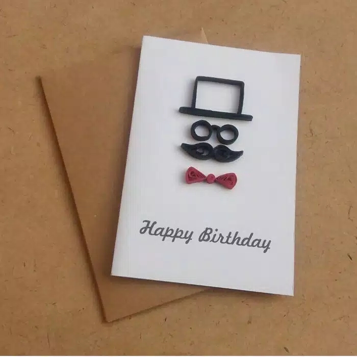 Kartu Ucapan & Video - Greeting Card Quilling Birthday / Graduation / Natal / Idul Fitri / Wedding - 2