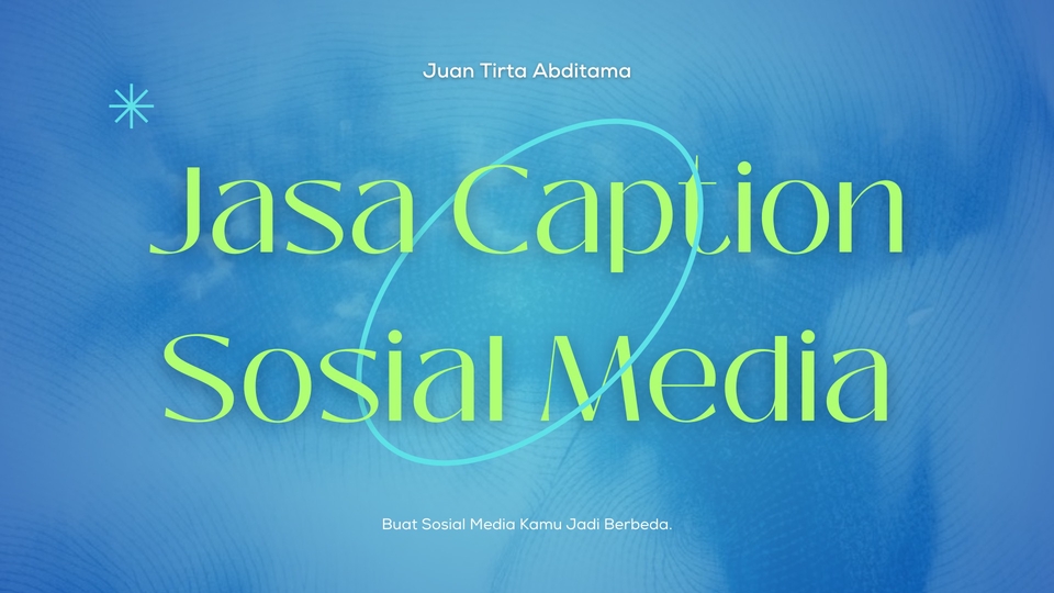 Jasa Copywriting Caption Sosial Media (Instagram, Tiktok, Youtube)