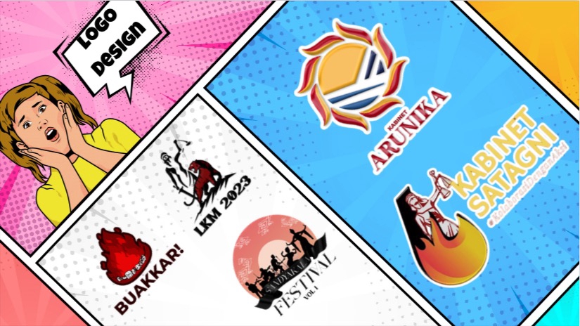 Jasa desain logo profesional untuk bisnis, organisasi, dan usaha Anda.