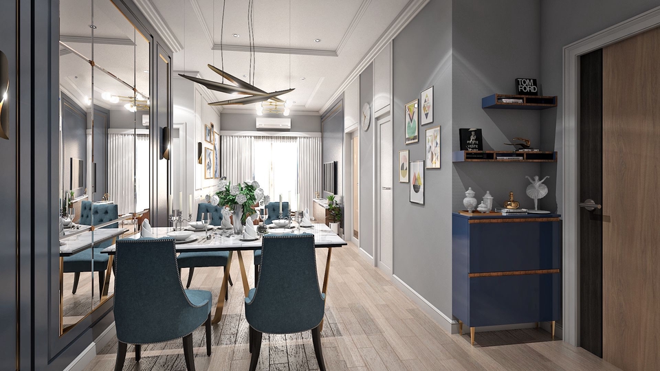 3D Perspective - รับออกแบบและเขียนแบบ 3D Perspective Interior & Built-in / Architect - 4