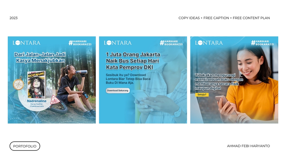 Penulisan Konten - Ide Copywriting Konten Free Caption Free Content Plan - 7