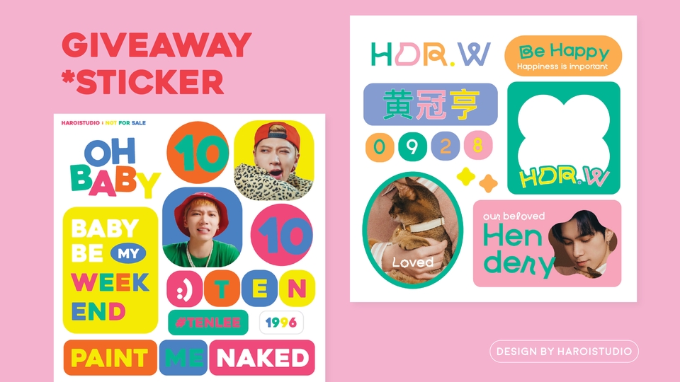ทำ Giveaway - ออกแบบสติกเกอร์ Giveaway พร้อมไดคัท - 3