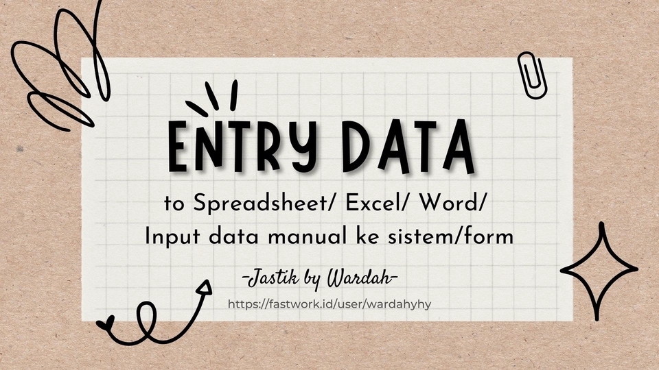 Entri Data - Entry data to spreadsheet, excel, word atau input ke sistem/aplikasi - 1