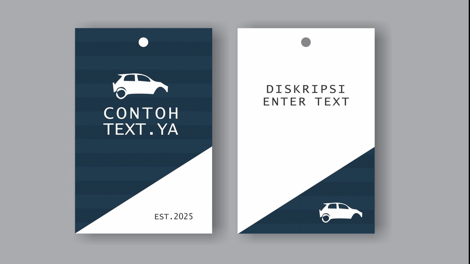 Desain logo,Label Hangtag Baju 1 Hari Jadi