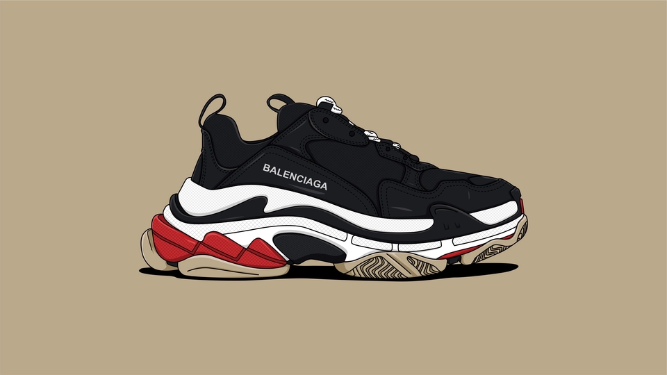 Gambar dan Ilustrasi - Vector art Shoes Detail - 4