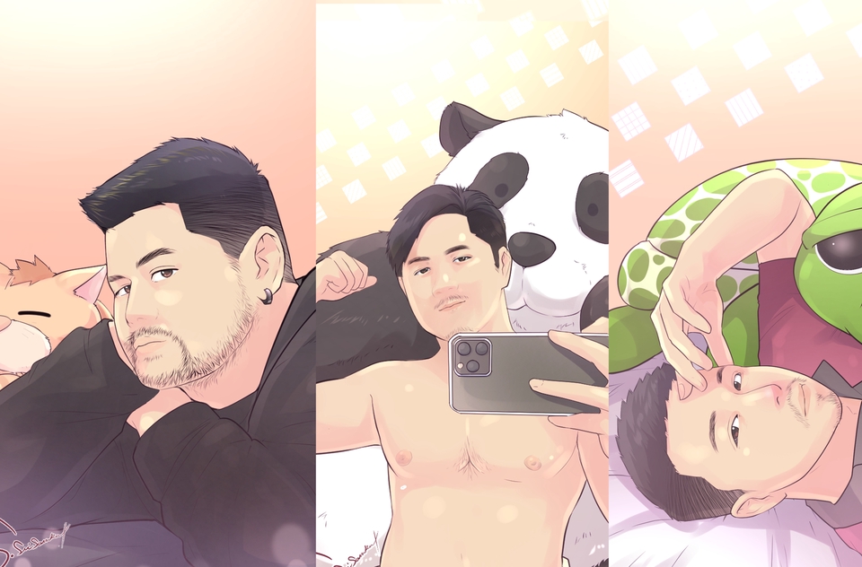 วาดภาพการ์ตูน - รับวาดสไตล์เว็บตูน FanArt-OC-ปกภาพนิยาย-ภาพล้อน่ารักๆ   - 4