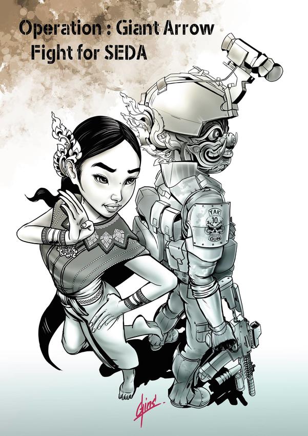 ออกแบบ Character & Mascot - งานวาดภาพการ์ตูน และถาพล้อ Digital และสีไม้ - 2