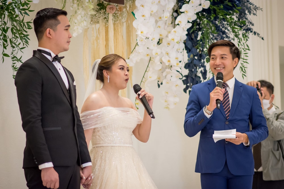 พิธีกร MC - พิธีกรงานแต่งงาน / นายพิธีไทย-จีน / Wedding Celebrant (พิธีแลกแหวน) Vow Ceremony - 8
