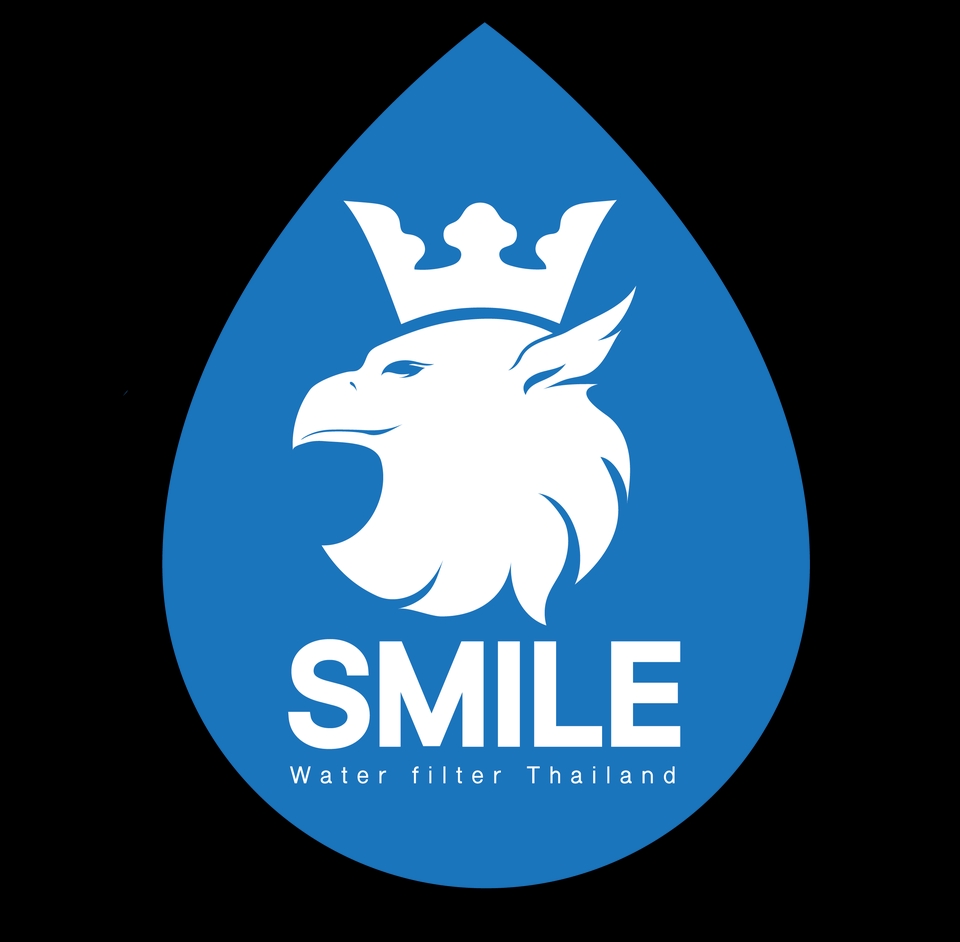 รับออกแบบโลโก้SMILE น้ำดื่มไทย โลโก้ธุรกิจ