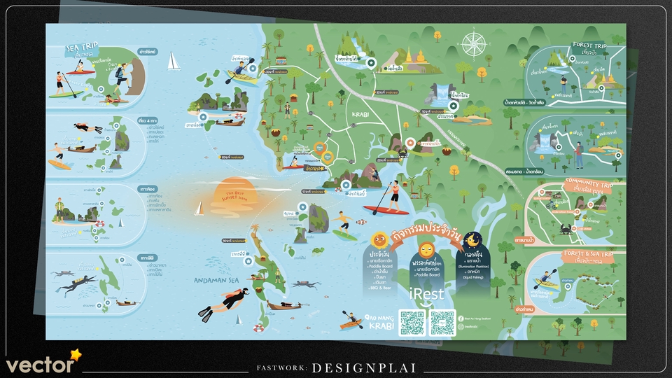 วาดแผนที่ - Map Design ออกแบบแผนที่ งานดี มีสไตล์ - 6