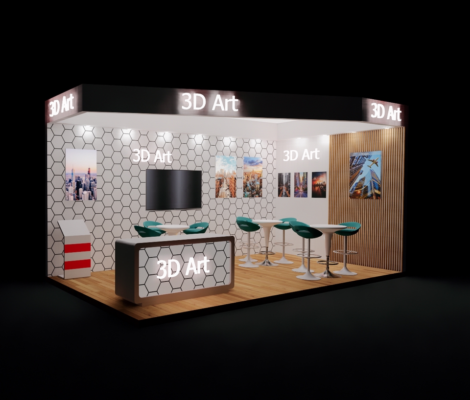 3D & Perspektif - Design Booth Display - 12